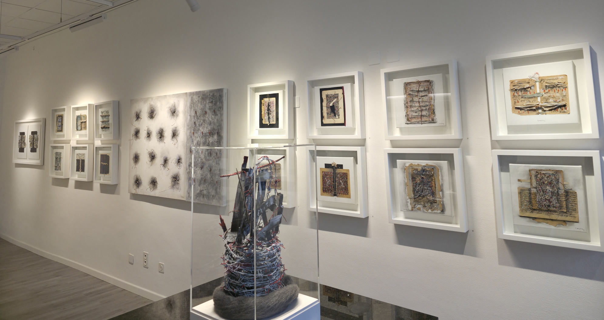 Artworks on display by François Bonjour